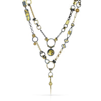 Black and Gold Avalon Necklace