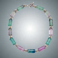 Fluorite & Sterling Silver Necklace