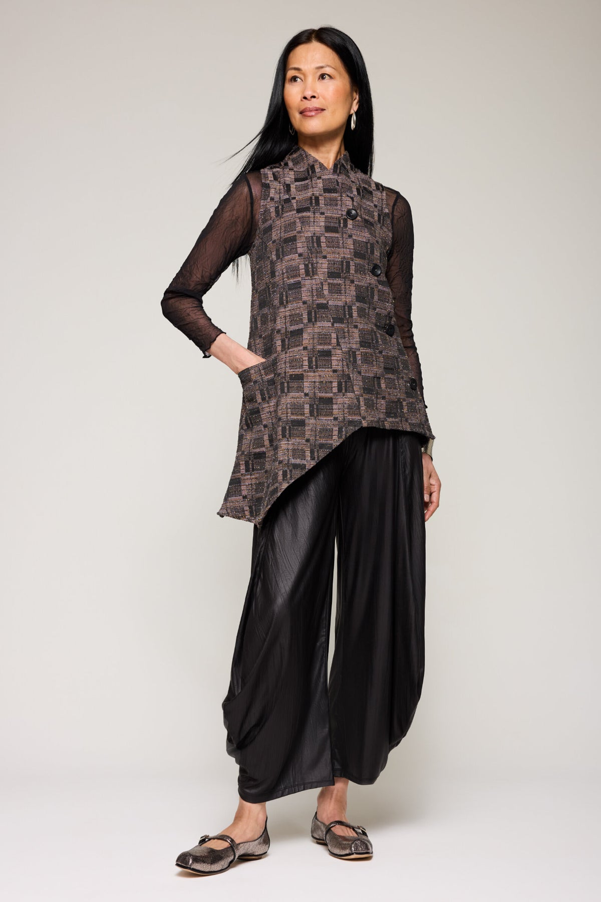Tapestry Sideswept Vest