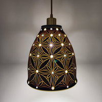 Luminous Grid Porcelain Pendant