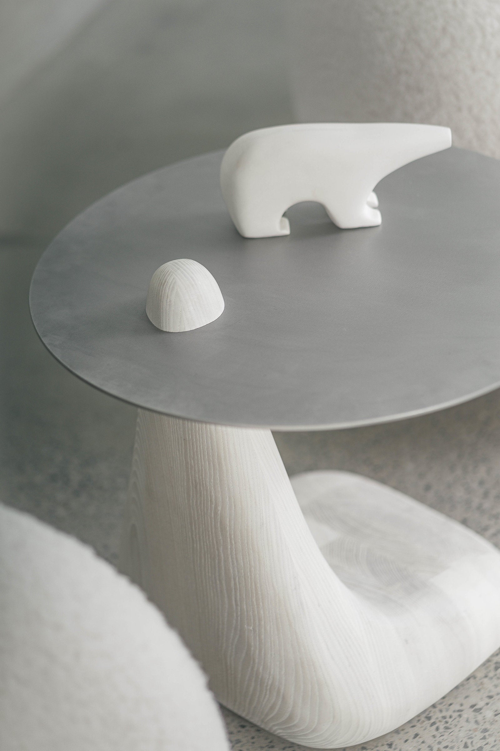 White with Stainless Steel