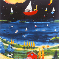 Boat from Zambesi over the Skarslyorn Fjord
