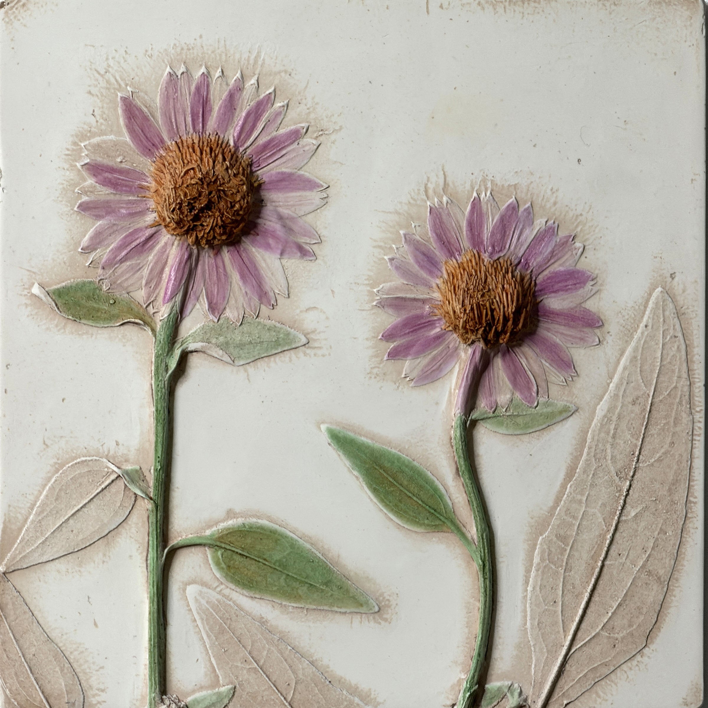 Purple Coneflowers Tile