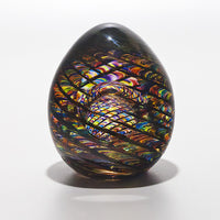 Optic Rib Paperweight with Facet