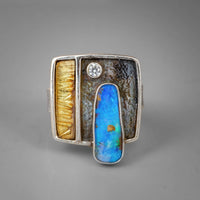 Boulder Opal Ring II