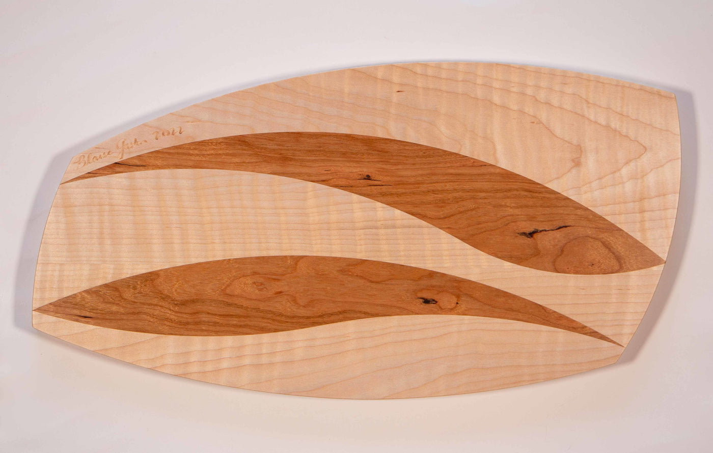 Maple with Cherry Inset