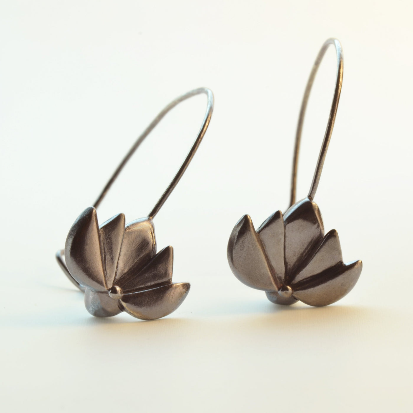Lotus Hoop Earrings