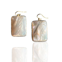 Mother-of-Pearl Statement Earrings