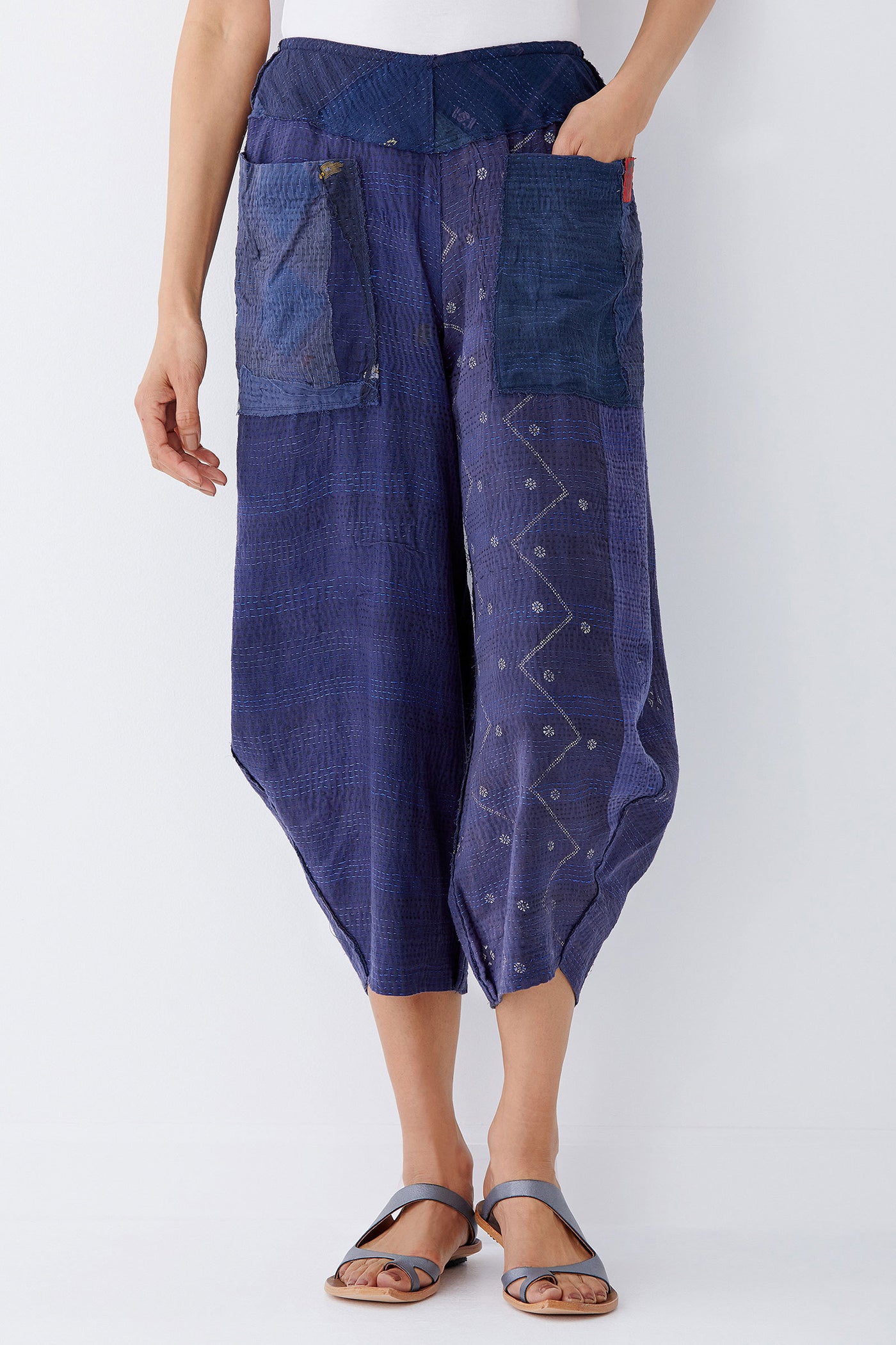 blue, side two front