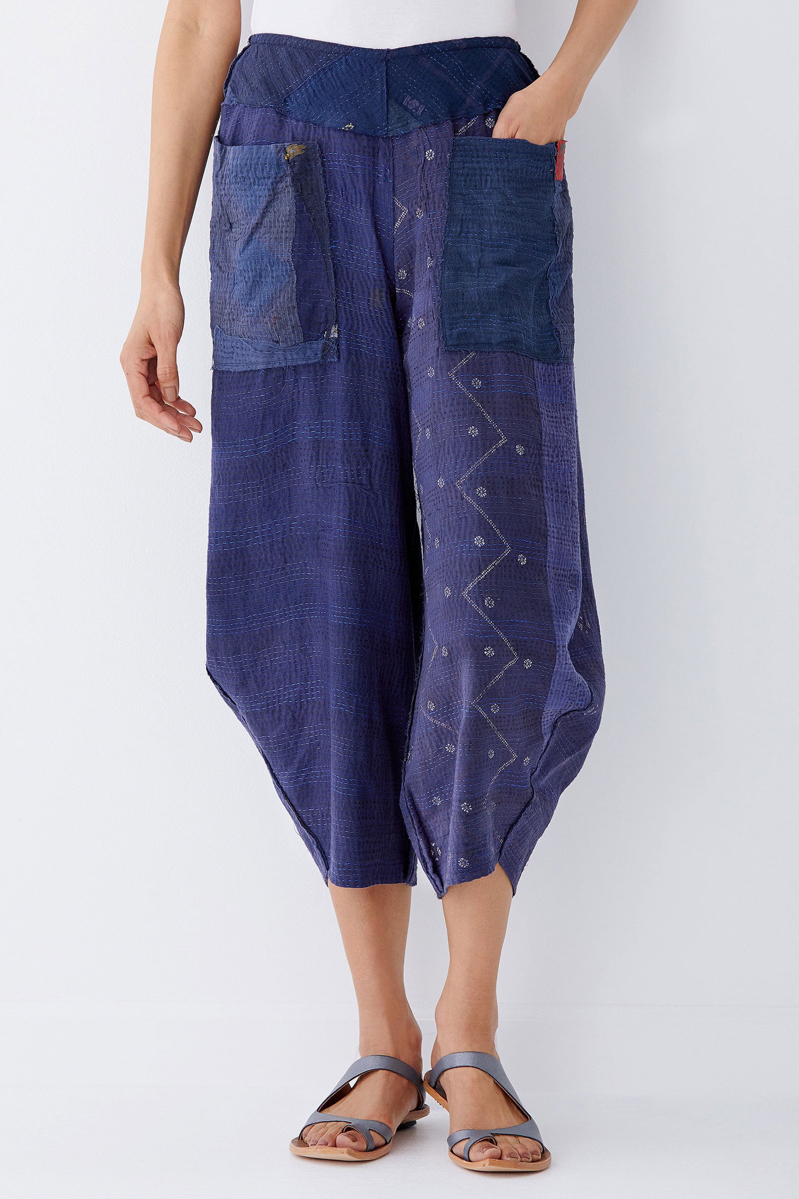 blue, side two front