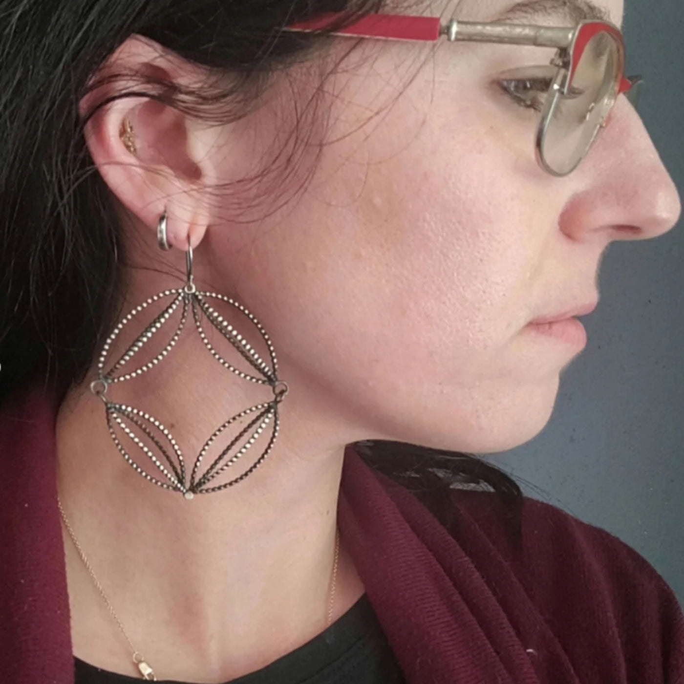Seed Pod Statement Earrings