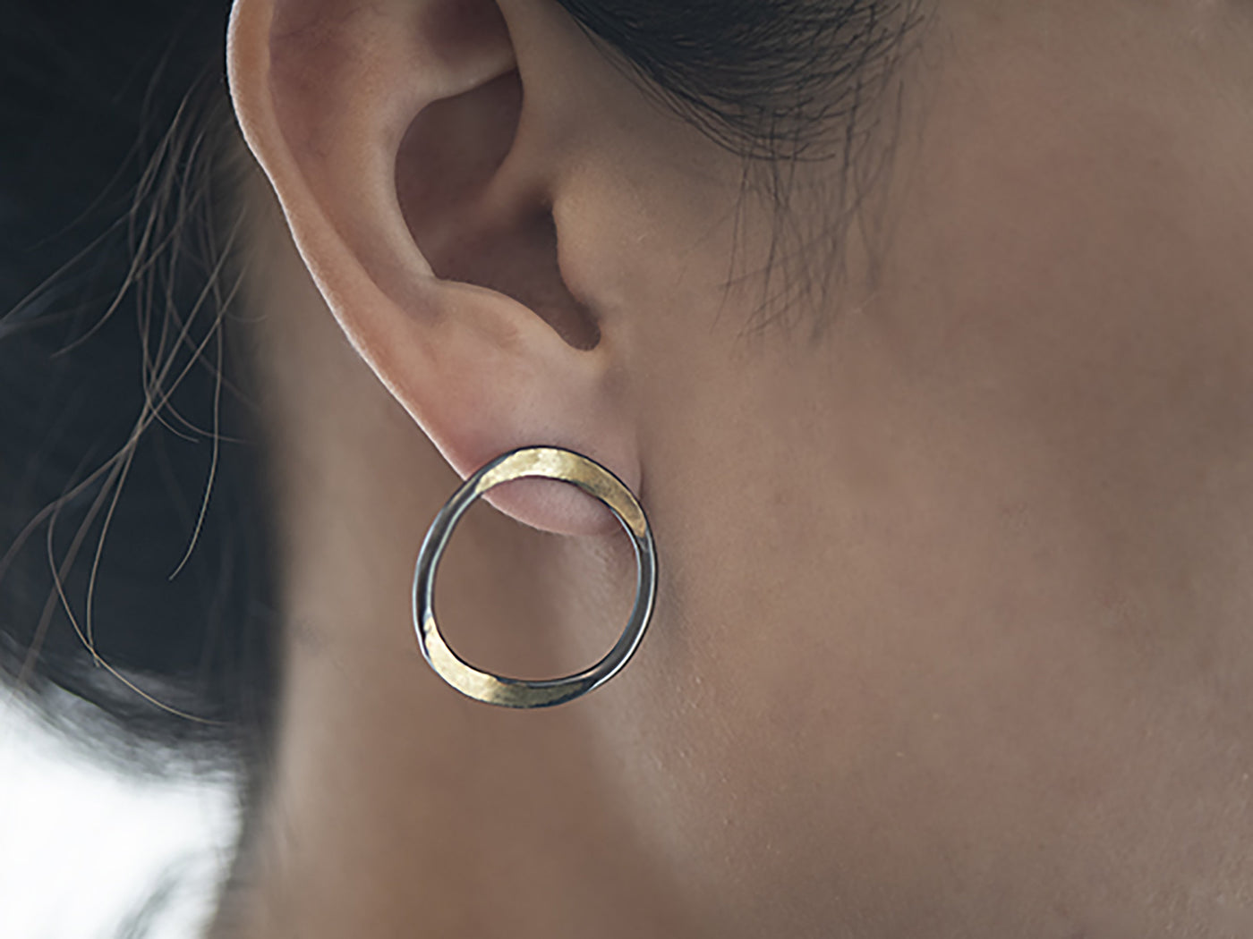 Oxidized Silver & 14k Gold