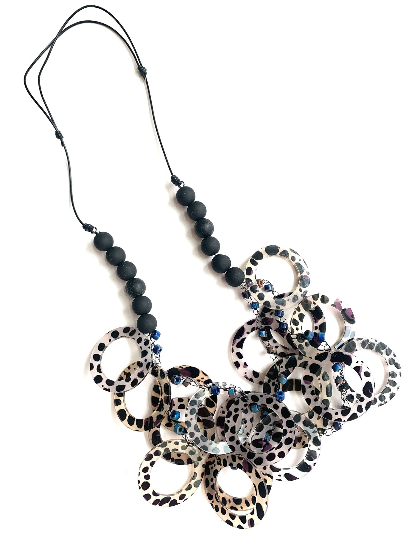 Spotted Hoops Necklace