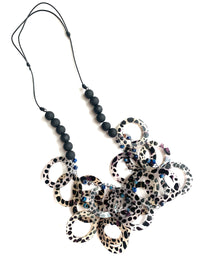 Spotted Hoops Necklace