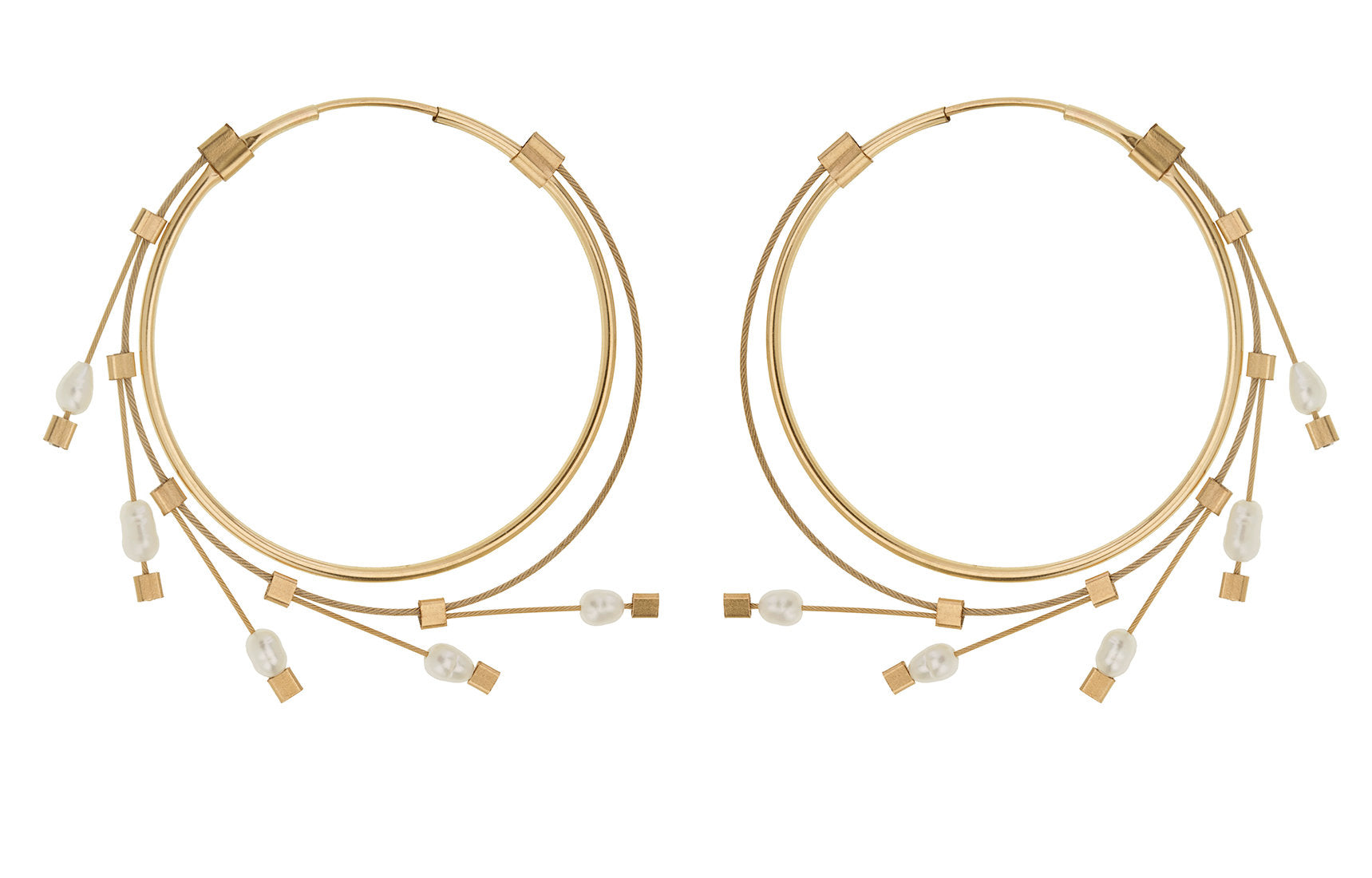 Gold & White Pearl
