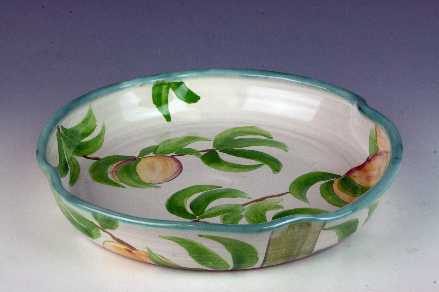 Peach Orchard Serving Dish
