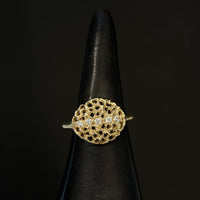 Honeycomb Lace Ring
