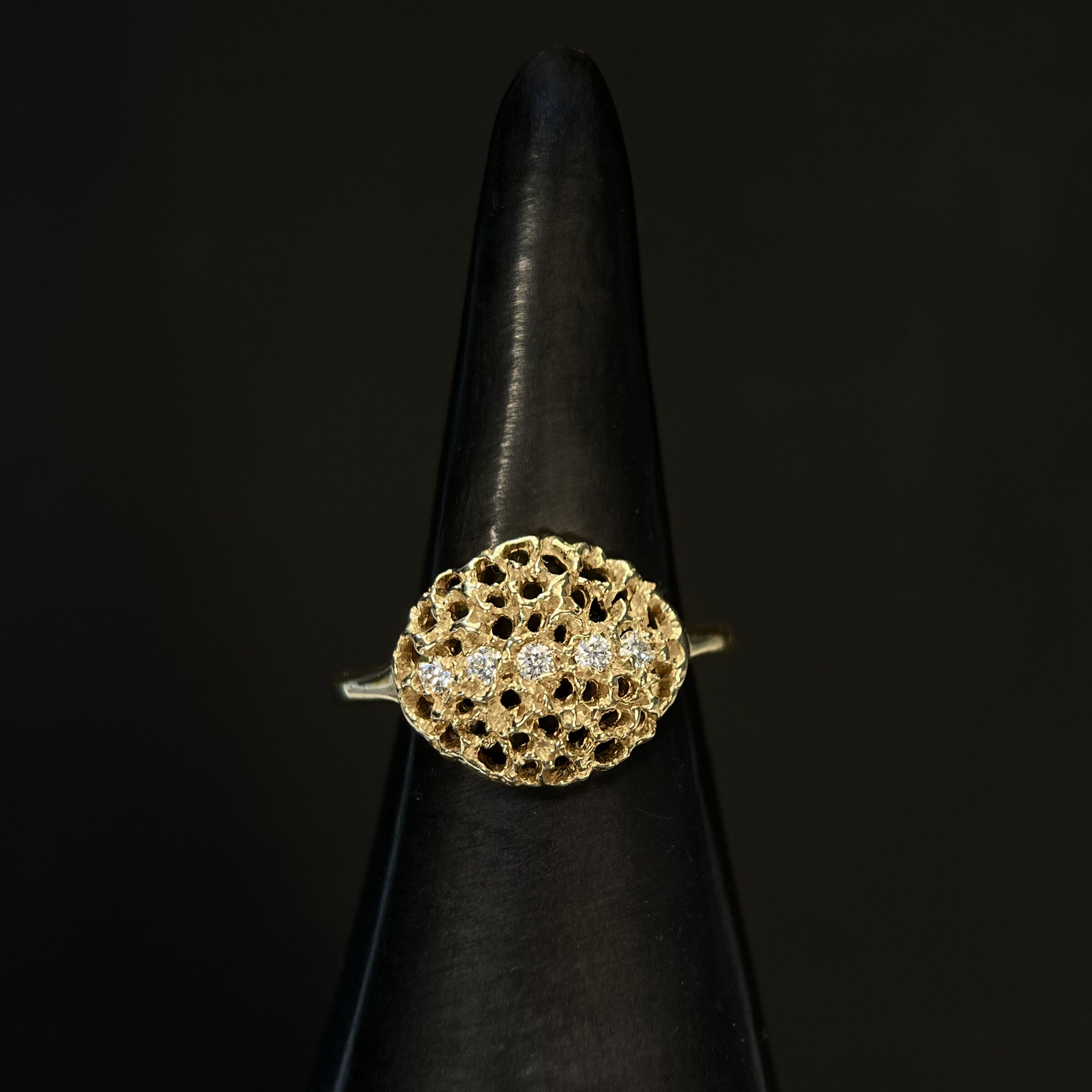 Honeycomb Lace Ring