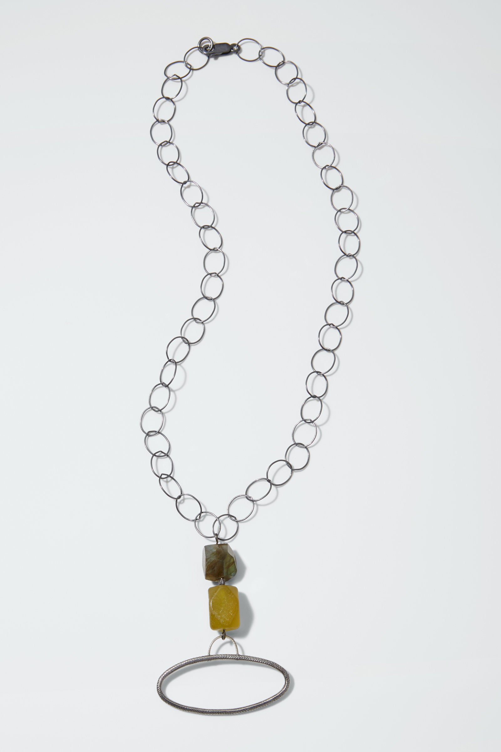 Labradorite & Serpentine Necklace