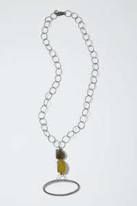 Labradorite & Serpentine Necklace