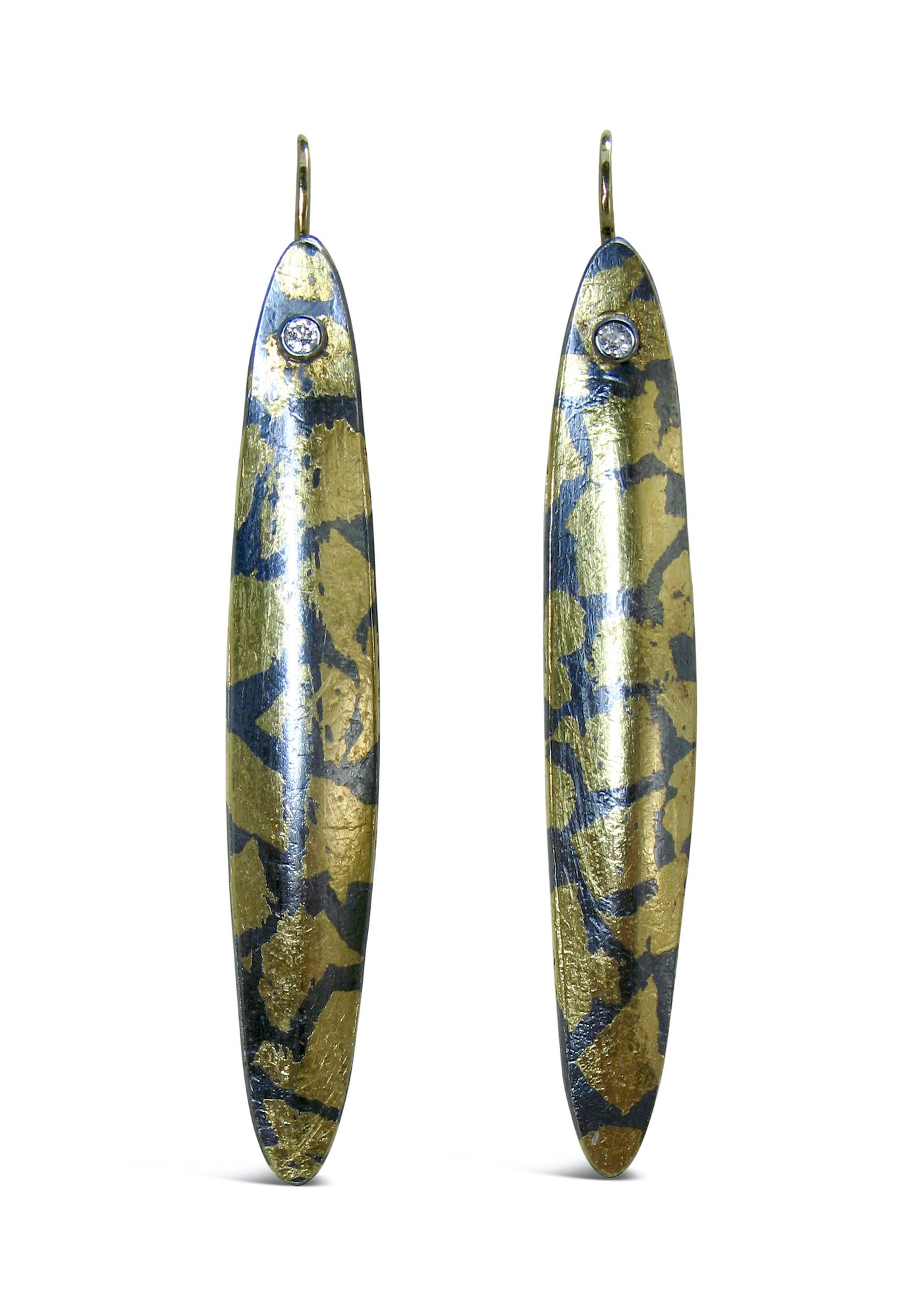 Speckled Reed Earrings