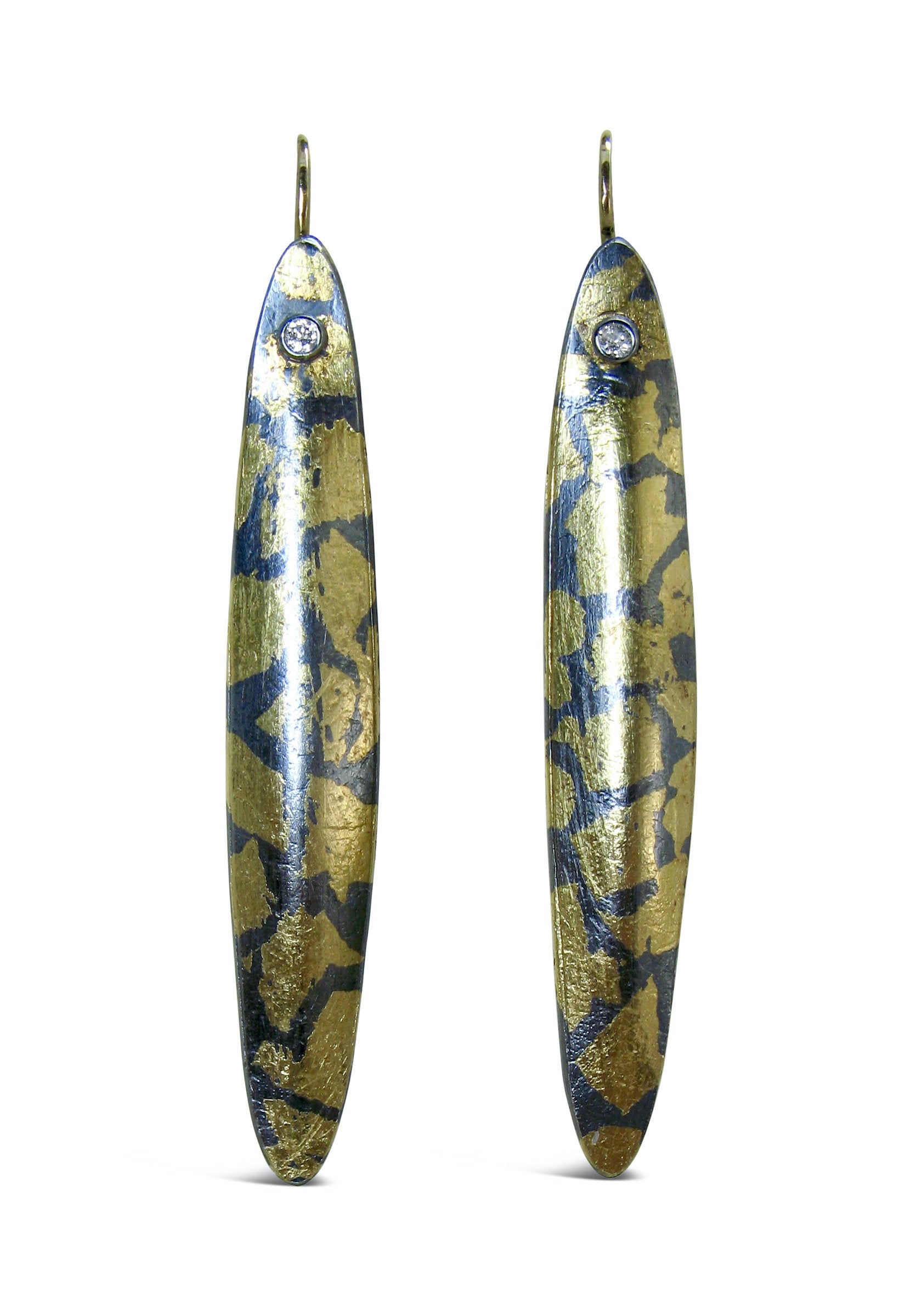 Speckled Reed Earrings