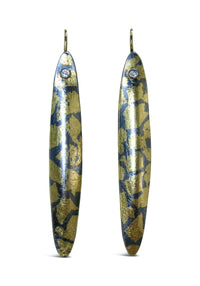 Speckled Reed Earrings