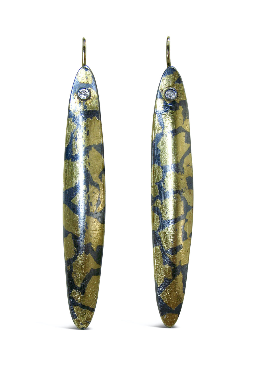 Speckled Reed Earrings