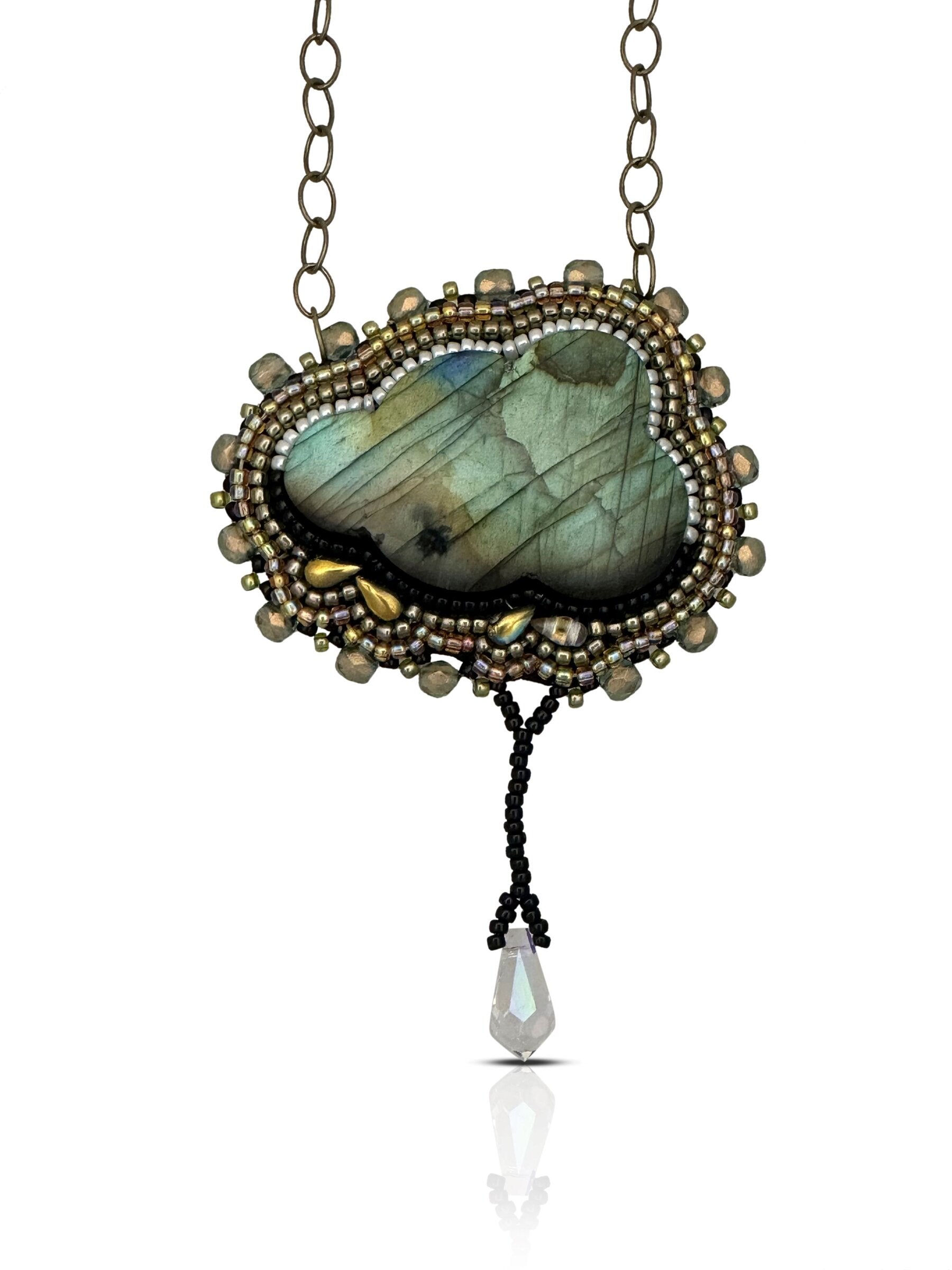 Labradorite Cloud Pendant No. 2