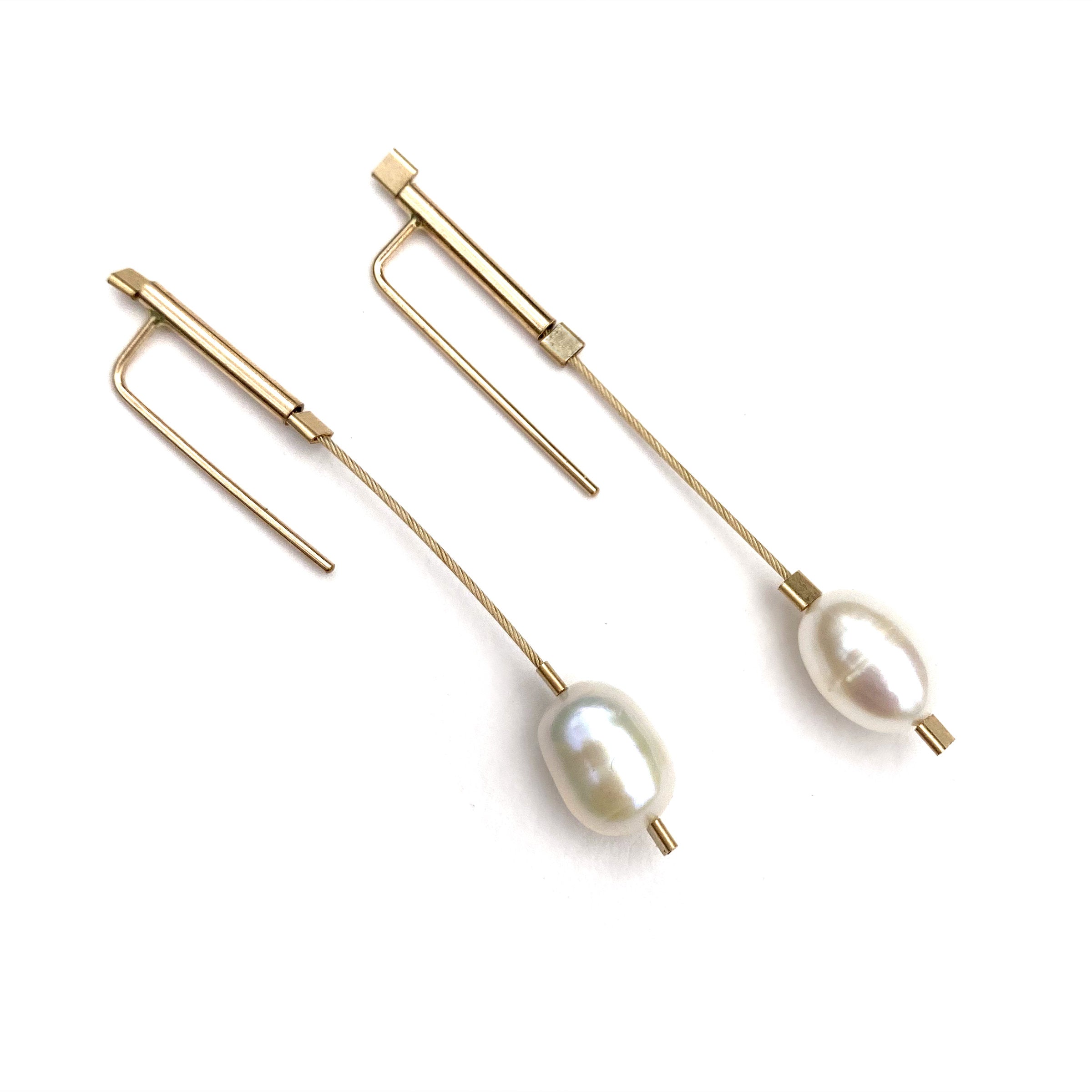 Long Line Hook Earrings