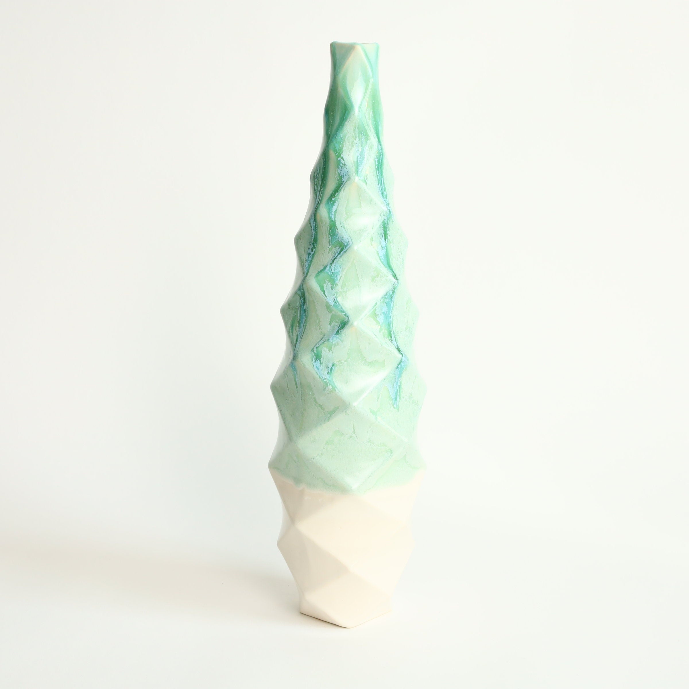 Faceted Ceramic Vessels