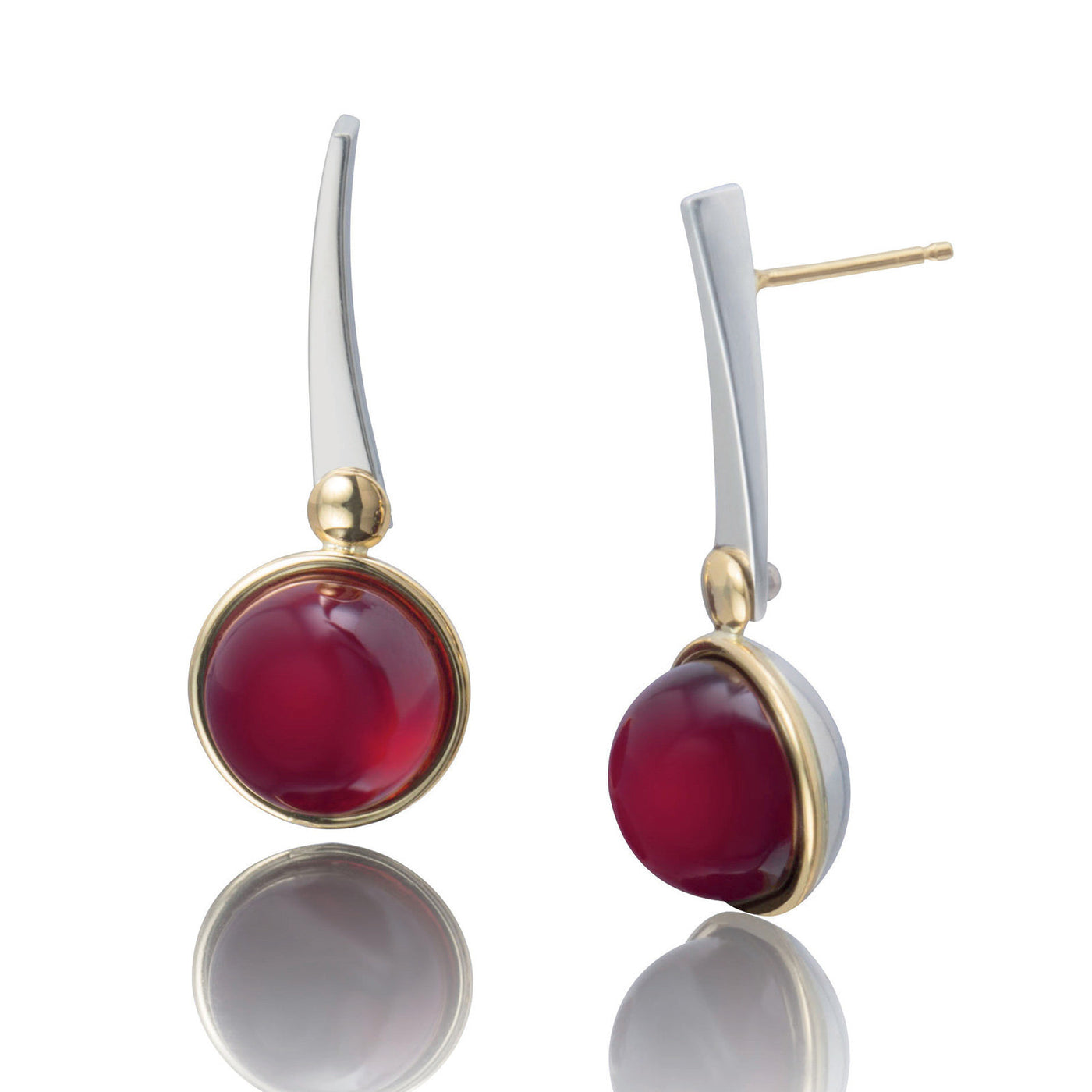 Garnet Dangle Earrings