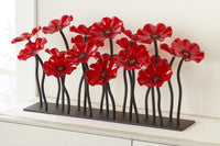 Red Garden Centerpiece