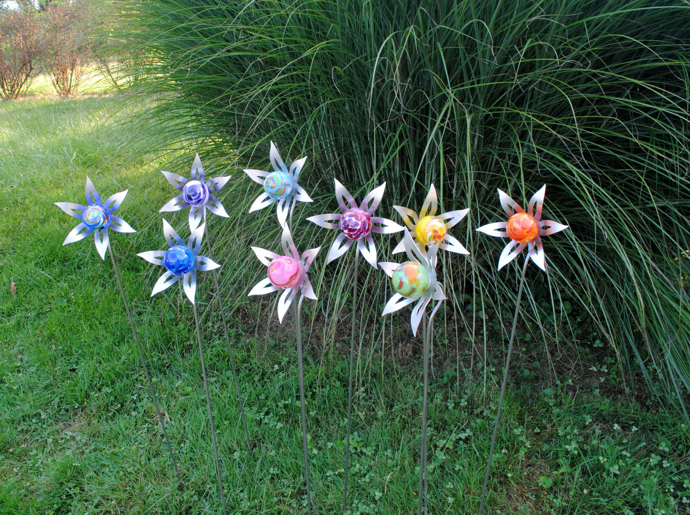 Floral Burst Garden Sculpture