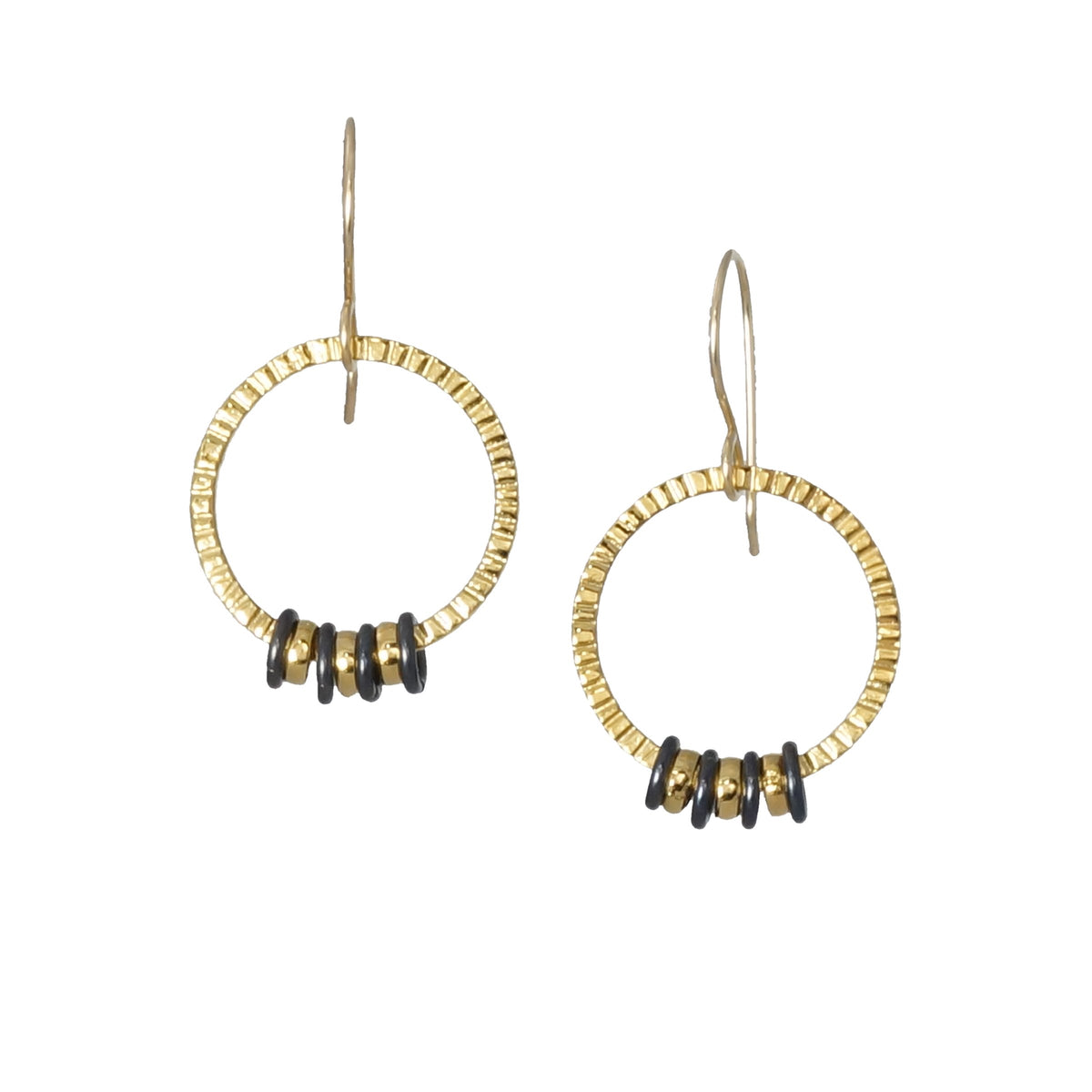 Circle of Life Gold Earrings