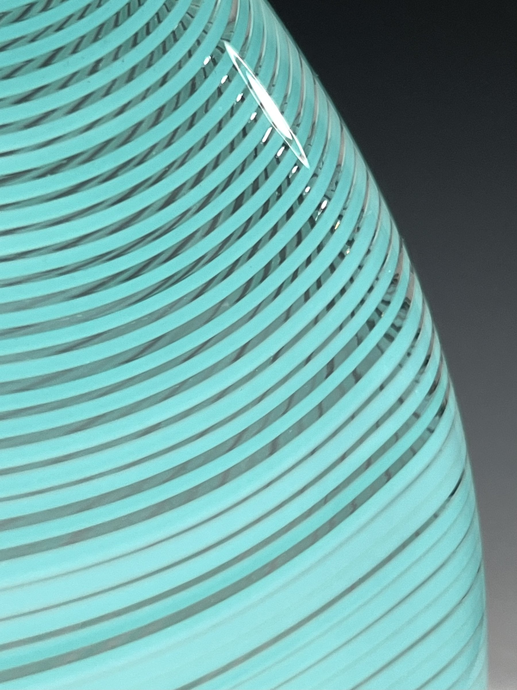 Turquoise Vertigo Vase