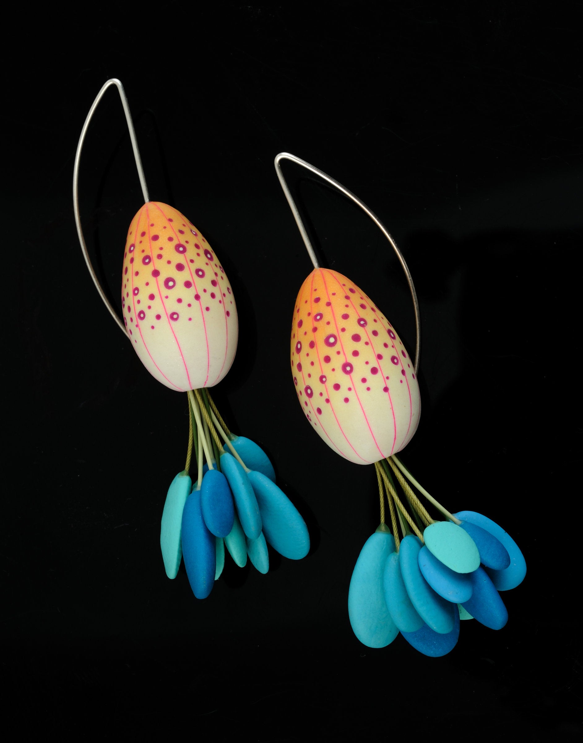 Petal Blue Earrings