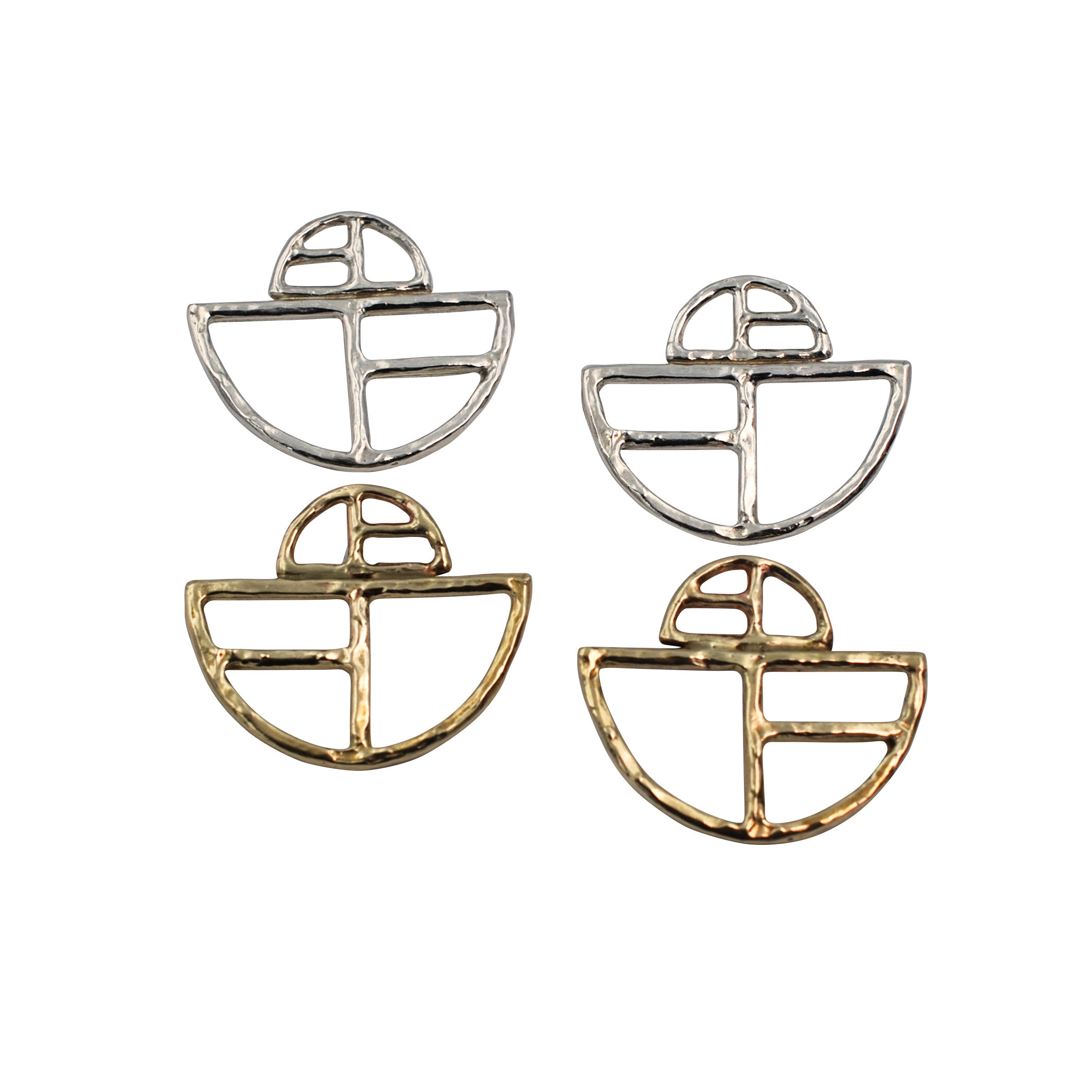 Sterling Silver and Brass