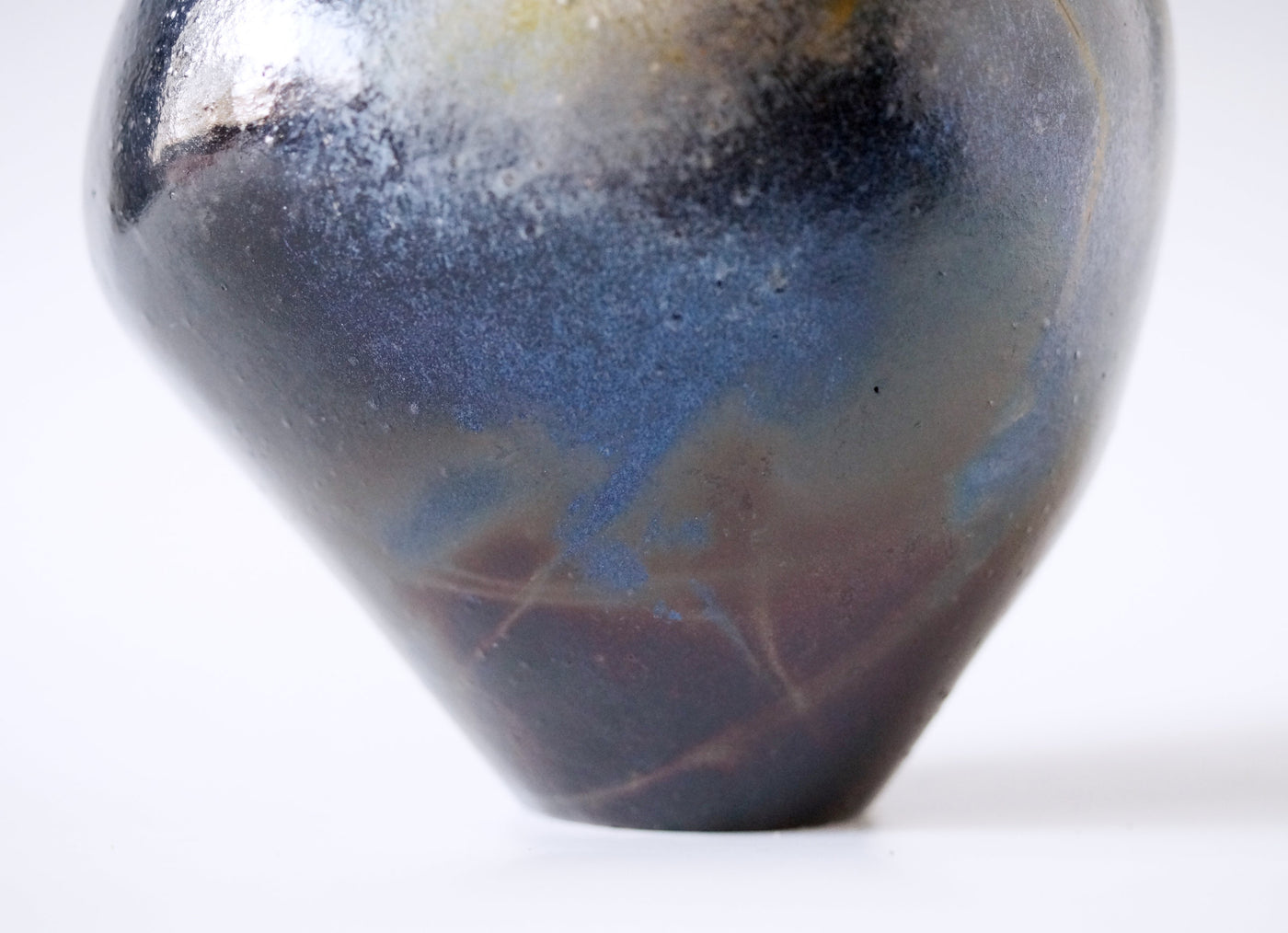 Handmade Pit Raku Vessel 4