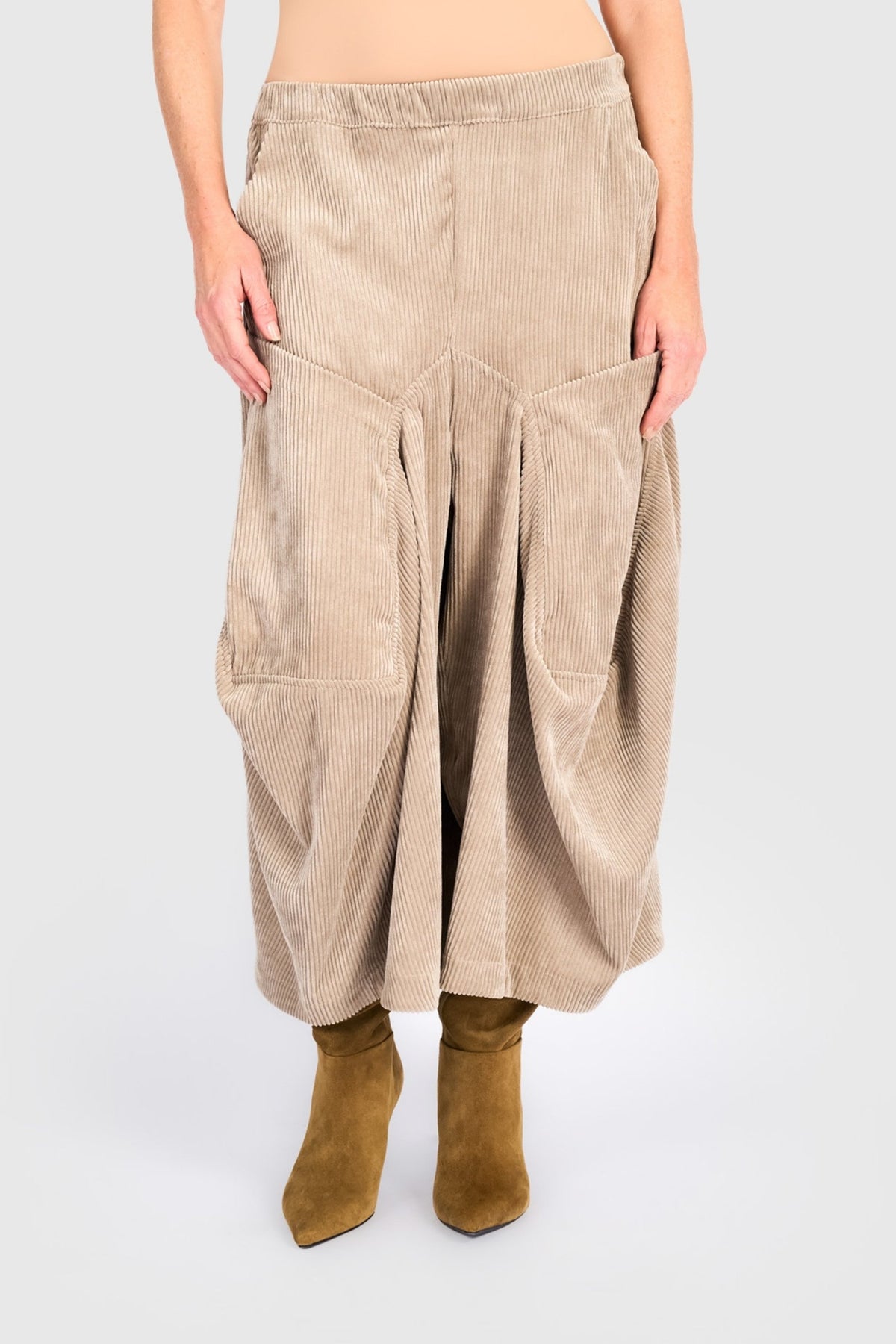 Cord Harem Pockets Pant