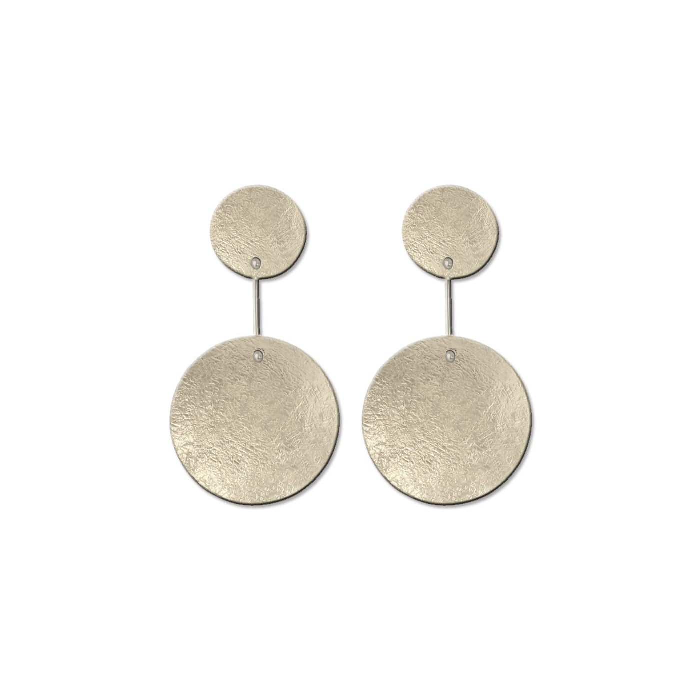 Circular dangle earring
