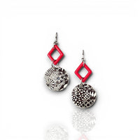 Chromatic Tension Diamond Earrings