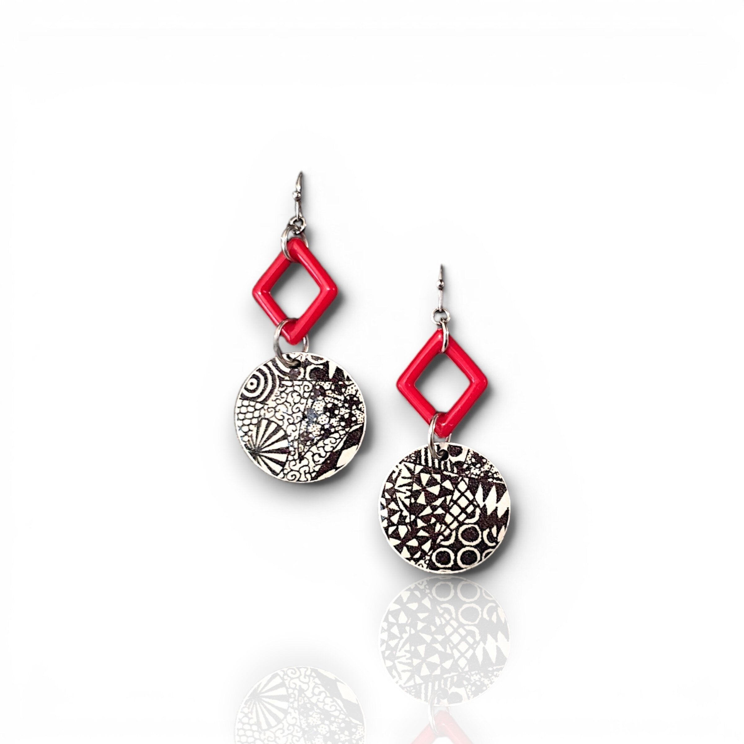 Chromatic Tension Diamond Earrings