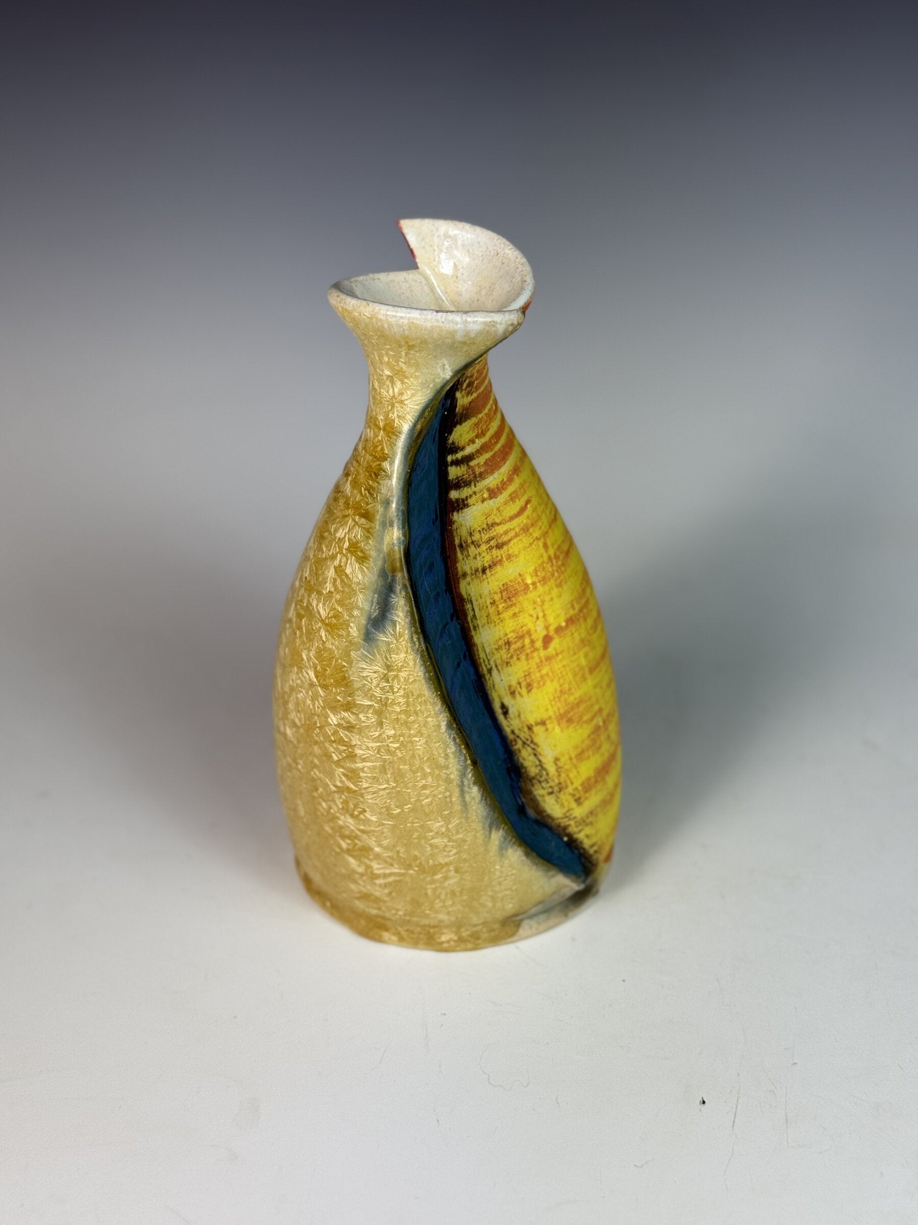 Deconstructed Bottle in Yellow and Gold
