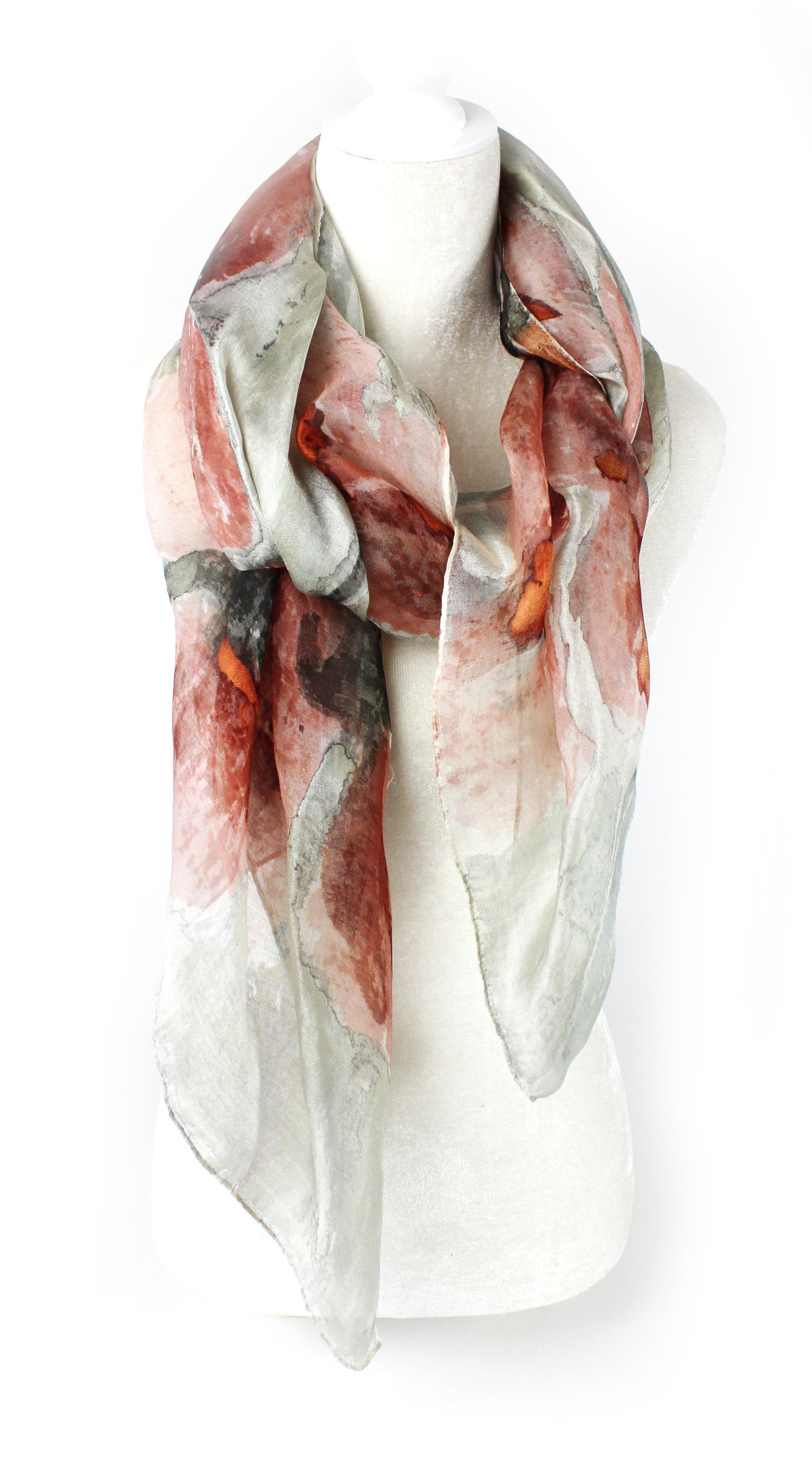 Poppy Organza Scarf