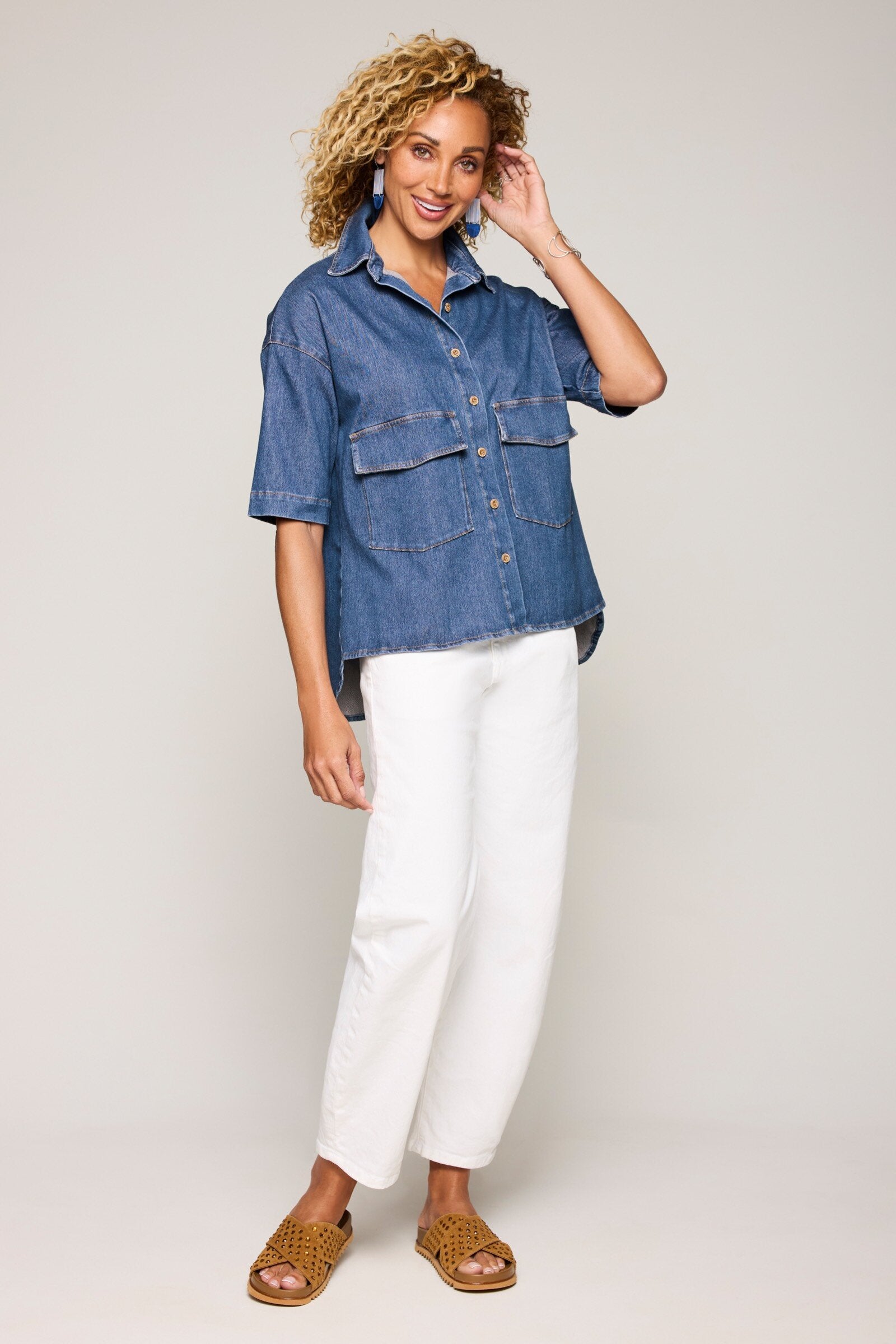 Dream Knit Denim Shirt