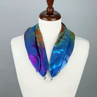 Silk Devore Necklace Scarf