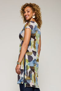 Crushed Mesh Gallery Tunic