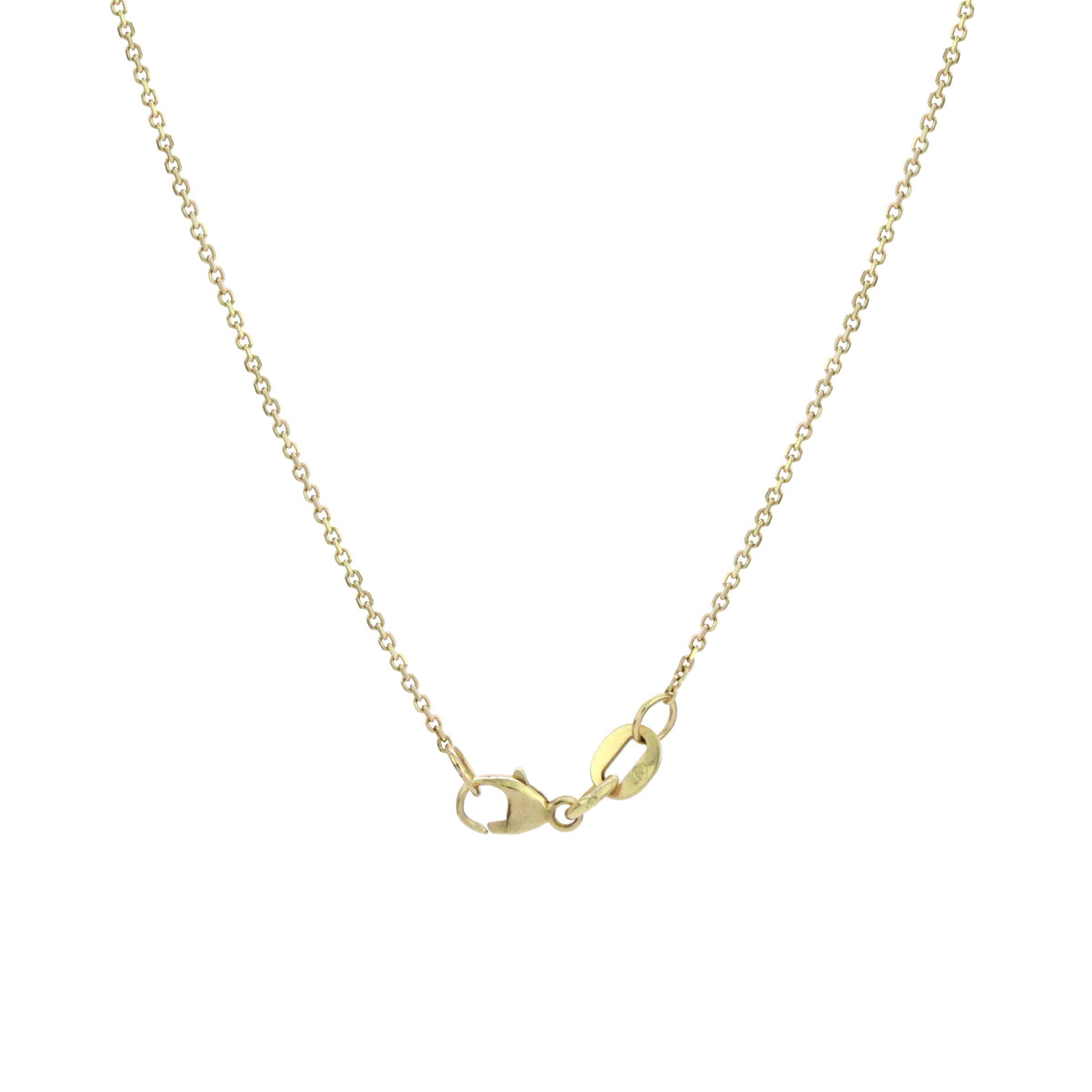 Textured Crescent Moon Necklace