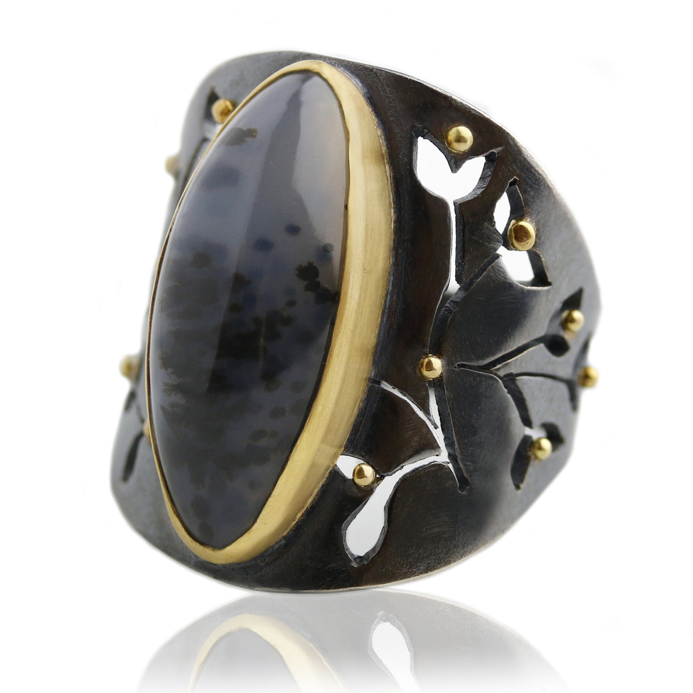 Montana Agate Vines Ring